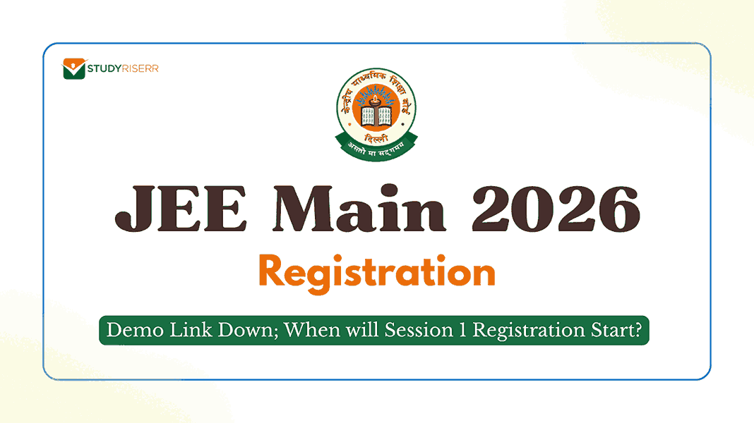 JEE Main 2026 Registration: Demo Link Down; When will Session 1 Registration Start?